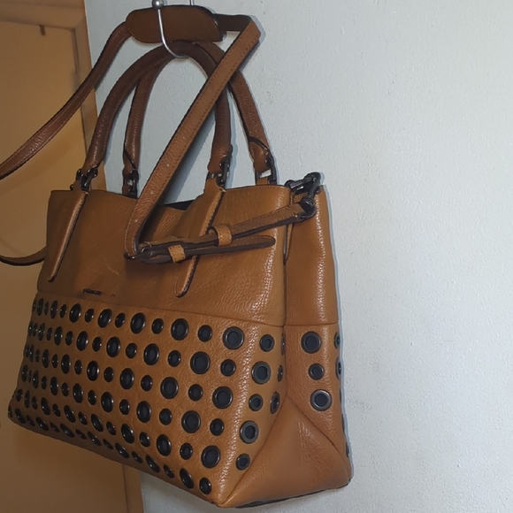 Coach Brown Leather Satchel with Black Accents NOW ONLY $150 - Picture 13 of 16